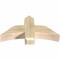 Ekena Millwork Bellingham Rough Sawn Timber Gable Bracket, Douglas Fir, 36"W x 18"H x 6"D x 6"F, 12/12 Pitch GBW036X18X0606BEL00RDF - alternate 2